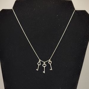 Tiffany's Triple Keys Pendant in Sterling Silver - Preloved